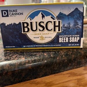 Busch Beer Bar Soap Duke Cannon Supply Co. Mountain Sized - 10oz Bar NWT